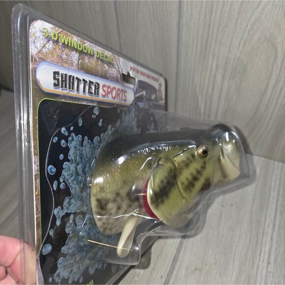 Shatter Sports 2006 3D Bass Window Decal Discontinued Fishing Boating Truck - Picture 3 of 6